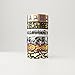 Piokio 6 Rolls Gold and Black Foil Halloween Washi Tape Set Total 197 Feet