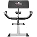 Titan Preacher Curl Station Seated Strength Training Bench Bicep Home Gym Fitness Equipment