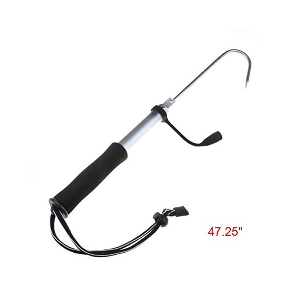 Dopromal Fishing Gaffs Hook Telescope Saltwater Boat Stainless Steel