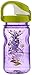 Nalgene Kids On The Fly Water Bottle, Leak Proof, Durable, BPA and BPS Free, Carabiner Friendly, Reusable and Sustainable, 12 Ounces, Purple Hoot