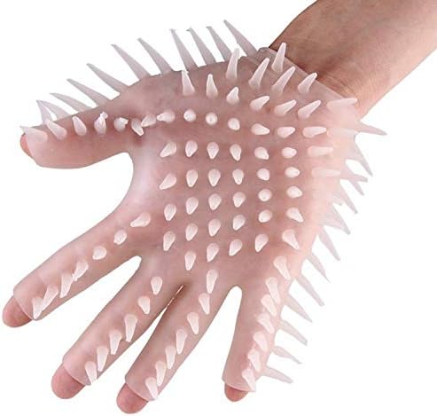 ruitongwuzi Toys Adult Toys for Women Flirting Orgasm Gloves Spike Massage Gloves to Do A Shampoo Leisure Clubs Adult Womanizer Erotic Game FB