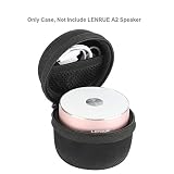 LENRUE Hard EVA Travel Case for LENRUE A2 Portable Wireless Bluetooth Speaker (Black)