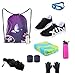 icolor Drawstring Bag Sport Gym Sackpack Lightweight Dance Beach Daypack Bag for Outdoor Cycling Hiking Team Training