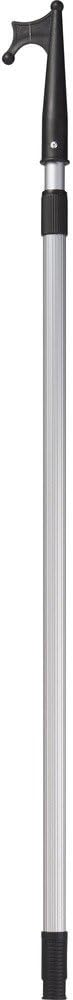 Telescopic Boat Hook 1.17-2m Floating Anodised Aluminium Non Slip Handle Heavy Duty Nylon Hook Lightweight & Sturdy Mooring Aid & Boat Accessories
