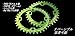 Race Face 104mm Single Chain Ring, Green, 32T 9/10/11 Speed