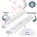 DreamyPanda Toddler Bed Rail Bumper/Foam Guard for Bed - Extra Large - Side Rail with Bamboo Cover - Pillow Pad for Toddlers, Kids [1-Pack]