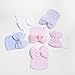 RareLove Newborn Hospital Hat with Stripe Bow Knot for Preemie Baby Girls Boys (5PCS)