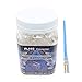 RJ45 8P8C CAT5 CAT5E Connectors - End Pass Through Ethernet RJ-45 Gold Plated Network Cable Clamshell, Connector One-Piece High Performance RJ45 Modular Plug (Cat5/5e 100 Pcs)