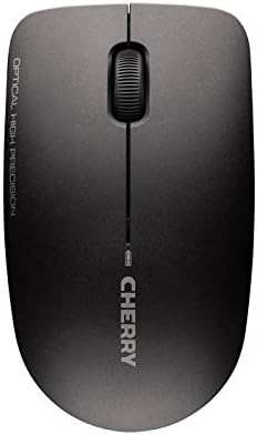CHERRY DW 3000, Wireless Desktop Set, French Layout (AZERTY), 2.4 GHz RF, Flat Design, Low-Noise Keys, Symmetrical Mouse, Black - Image 4
