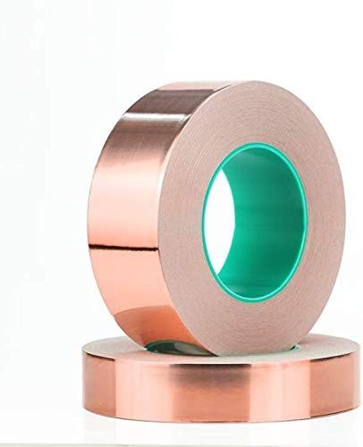 Copper Foil Tape, Double-Side Conductive Adhesive for Plants protection, Slug Snail Repellent, Guitar EMI Shielding, Stained Glass, Electrical Repairs, DIY, 20 meters long) (20 mm wide) - Image 3