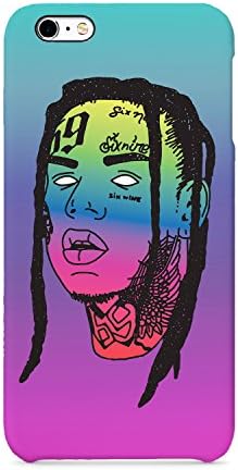 6IX9INE Tekashi Rapper Colorful Photo iPhone 7, 8 Plus Case, iPhone 7, 8 Plus Hard Cover, Rapper 69 Tekashi Stoopid Dummy Boy Protective Stylish Plastic Case, Popular Celebrity Fan i7, i8