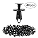 MOTOALL Nylon Bumper Fender Liner Door Trim Panel Shield Retainer Fastener Rivet Push-Type Clips for 8mm Hole Honda Kawasaki Suzuki Polaris 7661855 ATV UTV - 40pcs