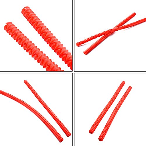 Silicone Threaded Heat Resistant Oven Rack Edge Protector Guard Cover Oven Anti-Hot Bar Random Color - Thumbnail 3