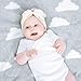 Baby Side Snap Bodysuit Set, Short Sleeve Cotton Boy Girl Kimono Onesie, 4 Pack