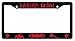 Harley Quinn LOGO (Design 1) Black Plastic License Plate Frame Super Hero Theme 2522