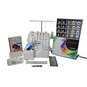 Gritzner 788 Overlock 3G mit LED Licht + Ackermann Overlock-Garnbox