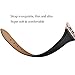 WFEAGL Compatible with Apple Watch Band 38mm 40mm, Waterproof Hybrid Genuine Leather Silicone Sweatproof Strap for iWatch SE & Series 6 5 4 3 2 1 Nike+ Sports Edition (Black+RoseGold)