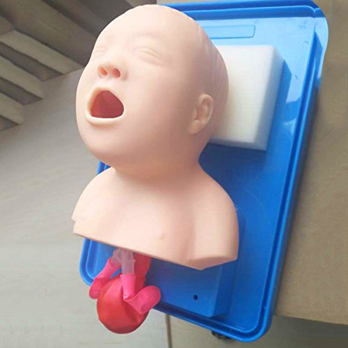 Enshey Tracheal Intubation Training Simulator Model Advanced Infant Tracheal Intubation Teach Training Nurse Lab Airway Management Trainer Intubation Manikin