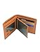 Slim Bifold Wallet - Men US Dollar Bill Wallet Leather (Light Brown)