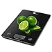 1byone 700US-0003 Food Kitchen Gram LB and OZ Cooking Baking, Digital Coffee Scale from 0.17oz up to 11 lbs, Weigh Max 5, Small, Black