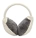knolee Unisex Knitting EarMuffs Faux Furry Earwarmer Winter Outdoor EarMuffs,White