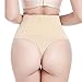 Hioffer Women Waist Cincher Girdle Tummy Slimmer Sexy Thong Panty Shapewear Nude,Medium