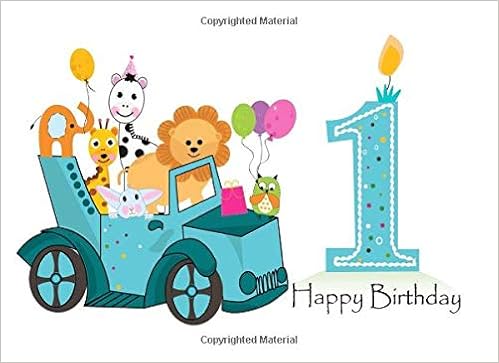 1 Happy Birthday Gift For Birthdays Anniversary Cartoon Animals