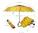 NVLFHY Sunflower Umbrella Manual Three Folding Windproof Opening and Closing Anti-Ultraviolet Sun Umbrella