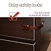 Baby Safety Locks - Child Proof Adjustable Latches for Cupboard Doors and Drawers Dresser Doors Closet Toilet Seat Oven Refrigerator Appliances,8 Pack Brown,Free 9 Extra Adhesive Pads