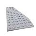 Lego Parts: Wedge, Plate 6 x 12 Right (LBGray)