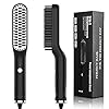 Hair-Straightener-Brush-Sendowtek-3-in-1-Beard-Hair-Straightener-Quick-Styling-Unisex-Long-Short-Hair-Beard-Comb-Ceramic-Ionic-Heat-Control-3-Adjustable-Temp-Auto-Power-Off-Anti-Scalding Hair Straightener Brush, Sendowtek 3 in 1 Beard Hair Straightener Quick Styling Unisex Long & Short Hair Beard Comb…