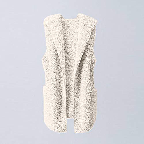 Duseedik Winter Sweatshirt, Womens Vest Cardigan Winter Warm Hoodie Outwear Casual Coat Faux Fur Parka Zip Up Sherpa Jacket