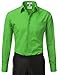 IDARBI Men's Classic French Convertible Cuff Button Up Regular-Fit Dress Shirt