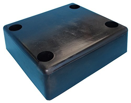 YM D6465 Rubber Molded Dock Bumper, 12-1/2" Length, 11-1/2" Width, 4" Depth