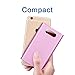 Polanfo M50000 Portable Power Bank 12000mAh External Battery Charger, Ultra Slim Design with 2 USB Ports for iPhone7 Plus 6s 6 Plus, iPad, Samsung Galaxy and More (Pink)