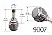 YITAMOTOR 9007 HB5 LED Headlight Bulb 80w 8000lm 4 Side COB Headlight Dual Beam High Low LED Kit 6000K Super White Replace for Halogen or HID Bulbs