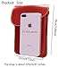 Vegan Leather Womens Crossbody Cell Phone Purse Holder Wallet Red