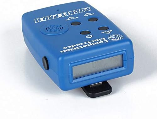 Mazhar Competition Electronics Pocket Pro II Shot Timer with Sensor Buzzer Beeper Hunter Training Shooting Timer Speed Measures - Blue