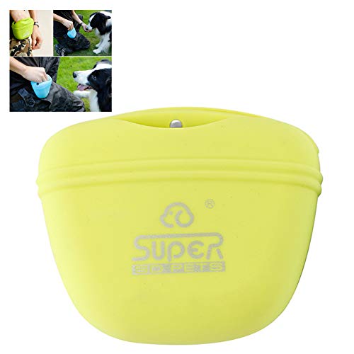Silicone Treat Pooch Pouch for Pet Training for Dog Training, Dog Training Treats Wallet Pouch with Belt Clip and Convenient Magnetic Closing, Easy to Take Out - Thumbnail 5