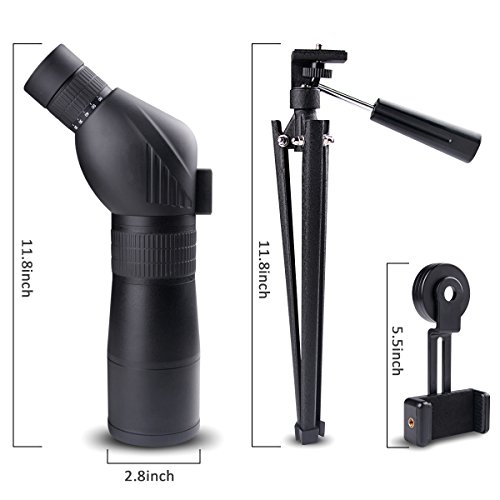 5 Spotting+20+60x60mm+Fogproof+Telescope+Smartphone