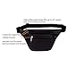 Fanny Pack, AirBuyW 3 Zippered Compartments Adjustable Strap Crossbody Festival Workout Concert Traveling Running Biking Sport Fashion Waist Fanny Pack Bag For Women Men Black