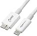 Amazon Basics USB-C to Micro USB 3.1 Gen2 Charger Cable - 3 Feet (0.9 Meters) - White