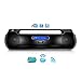 Pyle PBMSPG50 Street Vibe Bluetooth Portable Boom Box Speaker, Wireless NFC Pairing, USB Flash, Micro SD Readers and FM Radio