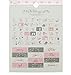 Pepper Pot Keepsake Calendar with Coordinating Stickers (Pink Woodland)