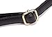 Purse Strap Replacement - Adjustable Microfiber Leather for Crossbody Bag or Handbag - 34 Inch- 59 Inch Long 1 Inch Wide, Black with Gunmetal Clasp, by Beaulegan