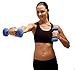 Valeo 5-Pound Pair Non-Slip Neoprene Hand Weights For Fitness Training, Includes Exercise Wall Chart