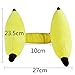 KAKIBLIN Infant Car Seat Head Support Baby Banana Neck Pillow for Function-Stroller,Car Seat Baby Newborn Travel Pillow, Yellow