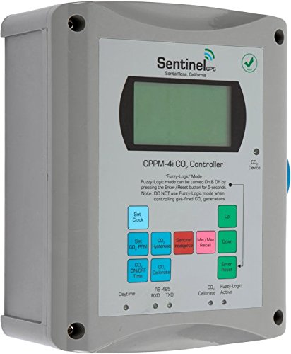 Sentinel GPS CPPM-4i Fuzzy Logic Intelligent CO2 Controller for Greenhouses and Gardens