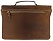 Leather Messenger Bag for Men, Laptop Shoulder Bag Straps Included, Quality Briefcases for Men Holds 17 inch Laptop, Both Leather Money Clip/Wallet and Leather Computer Bag Have RFID Protection