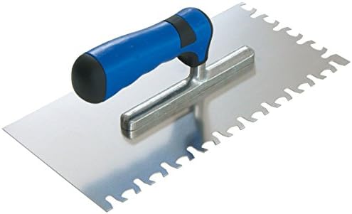 Schneegans 11" x 5" Euro Notch Stainless Trowel